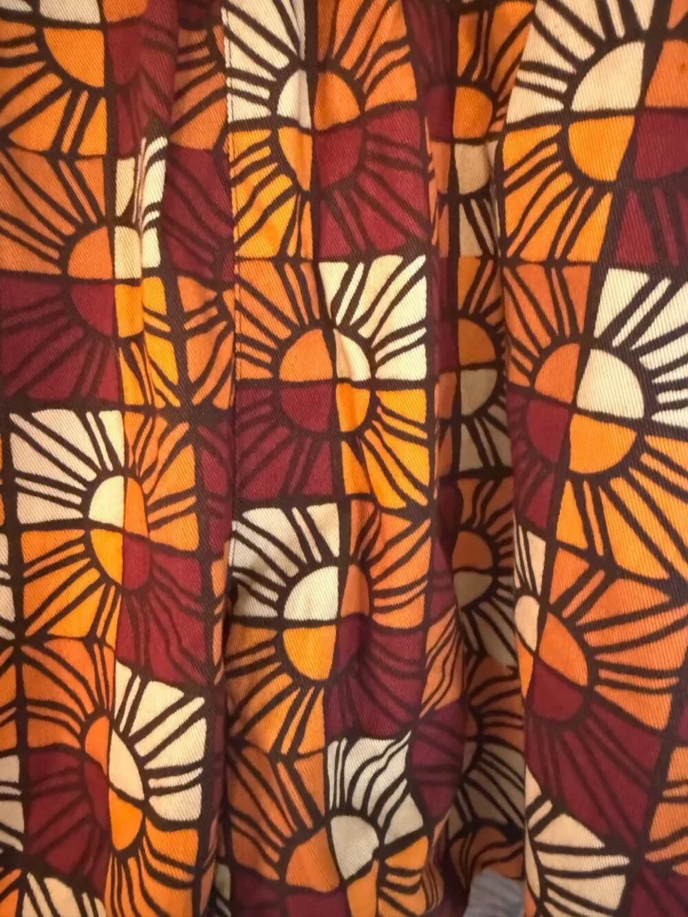Lucy & Yak Charlie Sun Print Pull On Organic Cotton Shorts Women's Large NWT - Picture 2 of 7